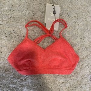 New Bombshell fitness coral small sports bra